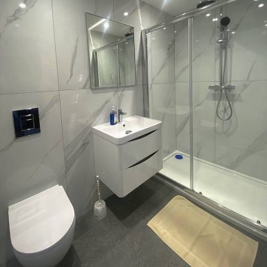 Bathroom in guest flat