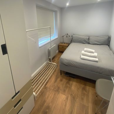 Bedroom in guest flat