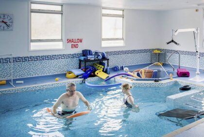 Hydrotherapy pool overview