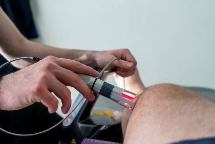 K Laser Therapy in use