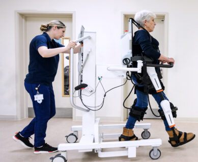 Exoskeleton in action