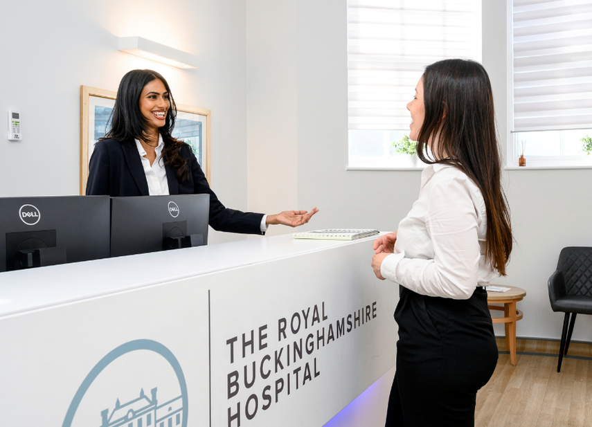 The Royal Bucks Hospital Reception